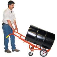 Ergonomic Drum Truck With Swivel Casters, Steel Construction, 55 - 85 US Gal. (45 - 70 Imperial Gal.) D. Morneault & Fils