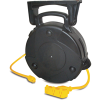 Industrial Cord Reels, 40', SJTW, 12/3 Gauge, 15 A D. Morneault & Fils