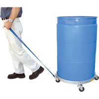 Multi-Tier Drum Dollies, Steel, 900 lbs. Capacity, 23-1/2" Diameter, Rubber Casters D. Morneault & Fils