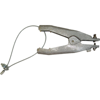 Static Grounding Clamp (GAT Series), Cast Aluminum Body Material, Stainless Steel Cup Point Material, 3 Points Configuration, 1-1/4" Max. Opening D. Morneault & Fils