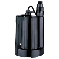 Automatic Submersible Utility Pump, 1/3 HP, 2160 GPH, 115 V, 4 A D. Morneault & Fils