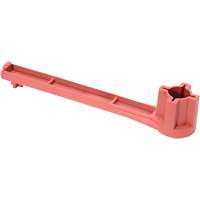 Single Ended Specialty Bung Nut Wrench, 1-1/4" Opening, 8" Handle, Non-Sparking Nylon D. Morneault & Fils