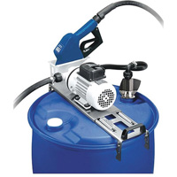 Ensemble de pompe pour baril Piusi Suzzarablue, Acier inoxydable, 9 gal./min D. Morneault & Fils