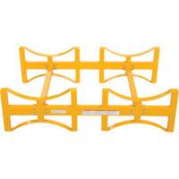 Steel Stackable Drum Rack, 2 Drums, 1600 lbs. Capacity, 45-1/2" W x 29-7/8" D x 12-3/4" H D. Morneault & Fils