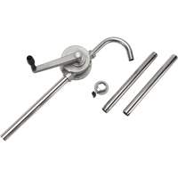 Pompe rotative pour baril, Acier inoxydable, Pour capacit&eacute; 55 gal., 12 oz/course D. Morneault & Fils