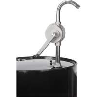 Pompe rotative pour baril, Acier inoxydable, Pour capacit&eacute; 55 gal., 12 oz/course D. Morneault & Fils