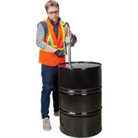 Pompe rotative pour baril, Acier inoxydable, Pour capacit&eacute; 55 gal., 12 oz/course D. Morneault & Fils