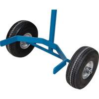 Cylinder Cart, Flat-Free Wheels, 15-1/2" W x 14-1/4" L Base, 600 lbs. D. Morneault & Fils