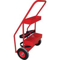 Hot Works Fire Prevention Cart, Semi-Pneumatic Wheels, 17.75" W x 8.9" L Base, 100 lbs. D. Morneault & Fils