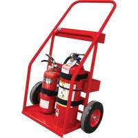 Hot Works Fire Prevention Cart, Semi-Pneumatic Wheels, 17.75" W x 8.9" L Base, 100 lbs. D. Morneault & Fils