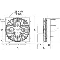 Ventilateurs d'&eacute;vacuation &agrave; volets D. Morneault & Fils