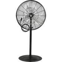 Waterproof Motor Misting & Oscillating Pedestal Fan, Heavy-Duty, 3 Speed, 30" Diameter D. Morneault & Fils