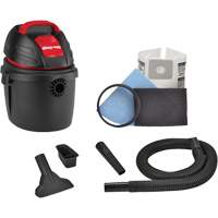 Portable Shop Vacuum, Wet-Dry, 2.5 HP, 2.5 US Gal. (9.5 Litres) D. Morneault & Fils