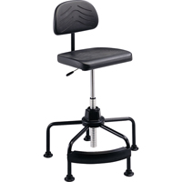 Industrial Seating, Stationary, Adjustable Height, 250 lbs. Capacity D. Morneault & Fils