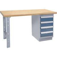 &eacute;tabli robuste, Cap 1500 lb, 72" la x 36" p, 34" h D. Morneault & Fils