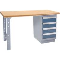 Workbench, 72" W x 36" D x 34" H, 2500 lbs. Capacity D. Morneault & Fils