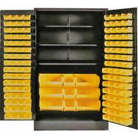 Jumbo Security Cabinet With Bins D. Morneault & Fils