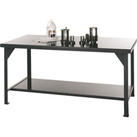 Shop Tables, Steel Surface, 48" W x 30" D x 34" H D. Morneault & Fils