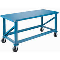 Extra Heavy-Duty Workbenches - All-Welded Benches, Steel Surface D. Morneault & Fils