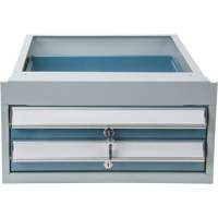 Double-Drawer Workbench, Steel, 18" W x 21" D x 9" H D. Morneault & Fils