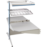 Postes de travail modulaires ergonomiques - Exemples de configurations - A-DC Ajouts de coin &agrave; deux c&ocirc;t&eacute;s, 36" la x 56" p x 84" h, Ajout de coin &agrave; deux c&ocirc;t&eacute;s D. Morneault & Fils