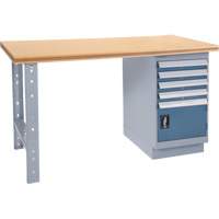 Workbench, 72" W x 36" D x 34" H, 2500 lbs. Capacity D. Morneault & Fils