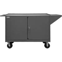 Mobile Workbench Cabinet, Steel Surface D. Morneault & Fils