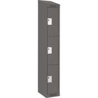 Casiers Clean Line, 3 niveaux, 12" x 18" x 78", Acier, Charbon, Rivet (assembl&eacute;) D. Morneault & Fils