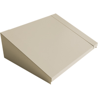 Dessus inclin&eacute; pour casiers robustes enti&egrave;rement soud&eacute; Concorde, Bloc de 2, 18" p x 24" la x 6" ha, Beige, Acier D. Morneault & Fils