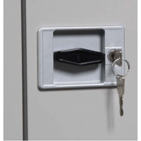 Armoires de rangement Hi-Boy profondes, Acier, 4 Tablettes, 72" h x 36" la x 24" P, Charbon D. Morneault & Fils