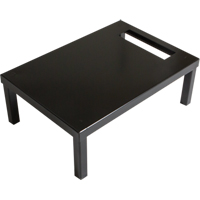 Base autoportante pour casiers robustes enti&egrave;rement soud&eacute;e Concorde, 1 Blocs, 6" lo x 12" la x 18" p, Noir, Acier D. Morneault & Fils