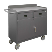 Mobile Workbench Cabinet, Steel Surface D. Morneault & Fils