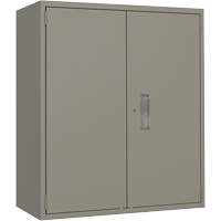 Armoire de rangement Lo-Boy, Acier, 2 Tablettes, 40" h x 36" la x 18" P, Gris D. Morneault & Fils