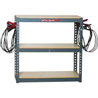 Battery Charging Rack with 10 Clamp Sets D. Morneault & Fils