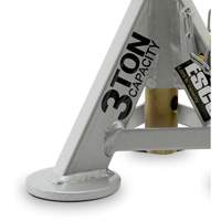 Performance Shorty Low Profile Jack Stands, 3 tons Capacity, 11" - 17" H D. Morneault & Fils