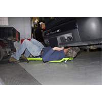 Sommier vert n&eacute;on &agrave; profil bas, en plastique robuste D. Morneault & Fils