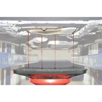 Tampon carr&eacute; anti-&eacute;claboussures de 22" D. Morneault & Fils