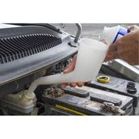 Entonnoir translucide &agrave; angle droit, Plastique D. Morneault & Fils