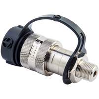 Coupler High Flow Female Side, Steel, 3/8", Female NPTF, 10000 PSI D. Morneault & Fils