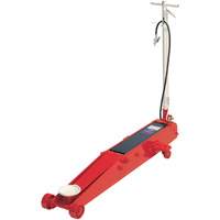Floor Jack, 5 Ton(s) Capacity, 5-5/8" Lowered, 27-1/4" Raised, Air Hydraulic D. Morneault & Fils