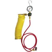 Ensemble pour test de fuite dazote pour climatisation automobile avec r&eacute;gulateur D. Morneault & Fils