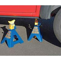 Jack Stand, Locking Handle/Ratchet, 6 tons Capacity, 25-1/4" H D. Morneault & Fils