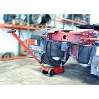 Cric &agrave; 2 &eacute;tapes, 22 tonne(s)/44 tonne(s), Air comprim&eacute;/hydraulique D. Morneault & Fils