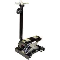 Floor Service Jack, 12 Ton(s) Capacity, 7-1/2" Lowered, 15-3/4" Raised, Air Hydraulic D. Morneault & Fils