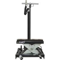 Floor Service Jack, 12 Ton(s) Capacity, 7-1/2" Lowered, 15-3/4" Raised, Air Hydraulic D. Morneault & Fils