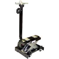 Floor Service Jack, 12 Ton(s) Capacity, 7-1/2" Lowered, 15-3/4" Raised, Air Hydraulic D. Morneault & Fils
