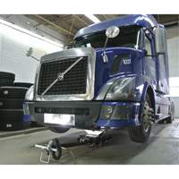 Floor Service Jack, 12 Ton(s) Capacity, 7-1/2" Lowered, 15-3/4" Raised, Air Hydraulic D. Morneault & Fils