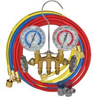 R134A 2-Way Brass Manifold Gauge Set D. Morneault & Fils