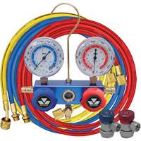 R134A 2-Way Aluminum Manifold Gauge Set D. Morneault & Fils