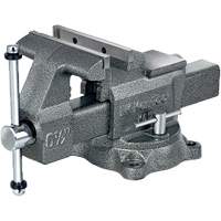 K65 Professional Workshop Vise, 6-1/2" Jaw Width, 3-7/8" Throat Depth, Swivel Base D. Morneault & Fils